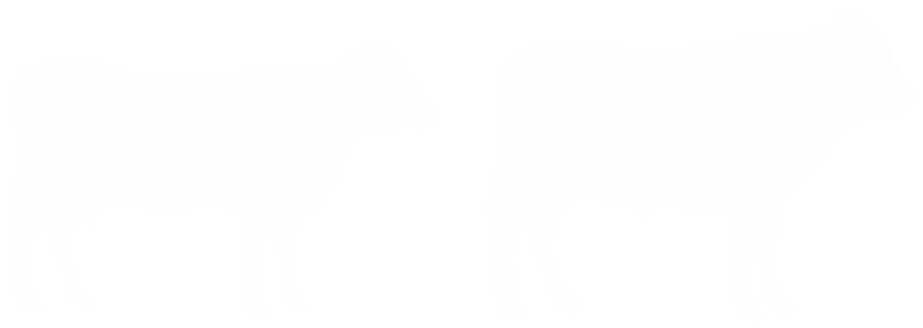 Dairy and Beef Cattle Icons Dairy and Beef Cattle Silver Icons