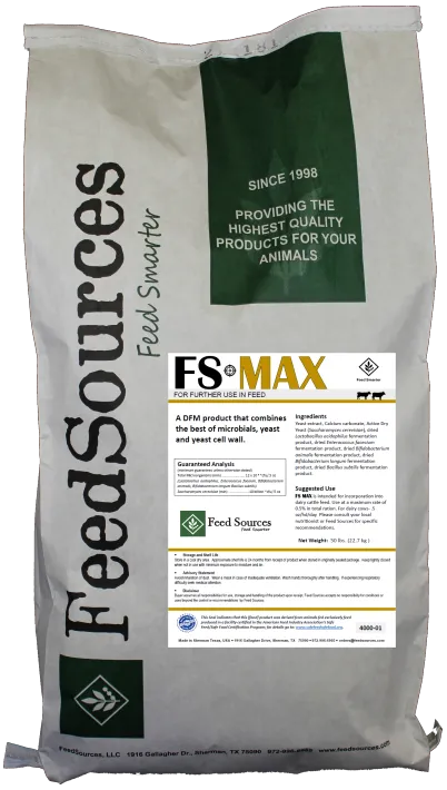 FS Max Product Bag on Transparent Back